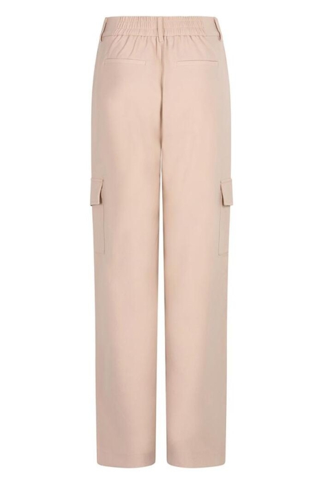 EsQualo beige dames broek | Achteraanzicht