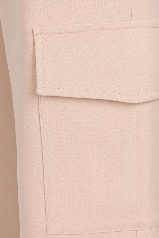 EsQualo beige dames broek | Close up