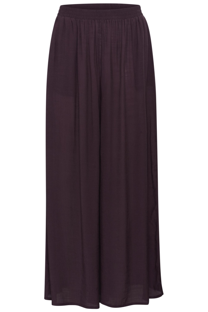 Kaffe bordeaux dames broek | Vooraanzicht