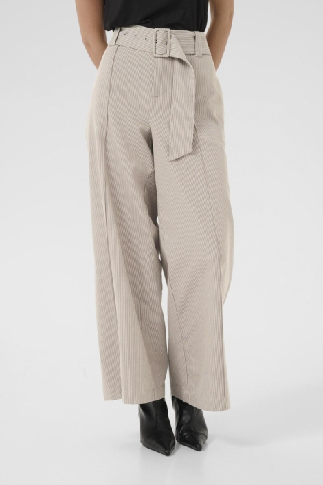 Culture beige dames broek | 