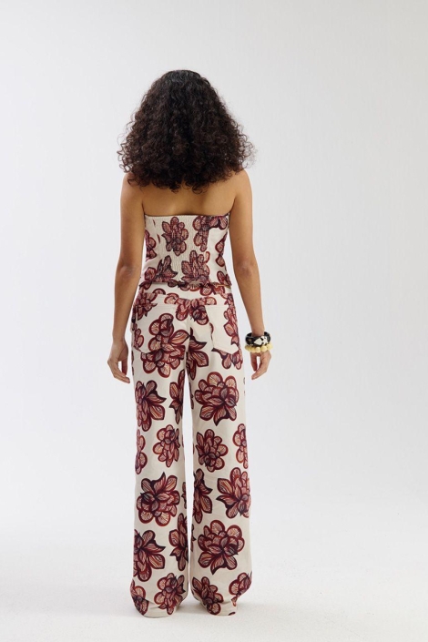 Harper & Yve beige dames jeans | Model