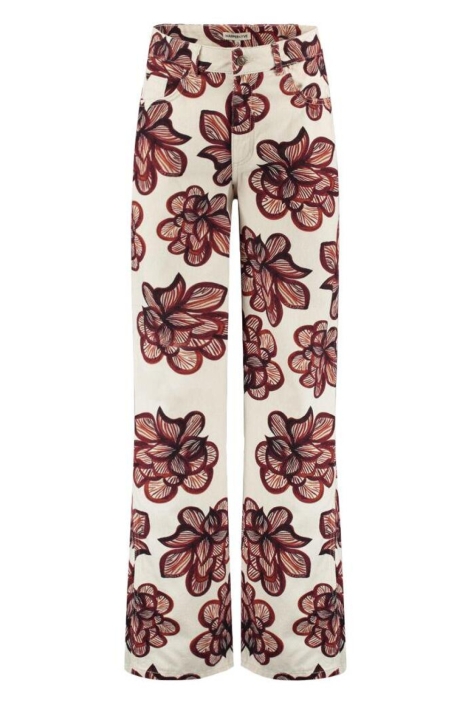 Harper & Yve beige dames jeans | Vooraanzicht