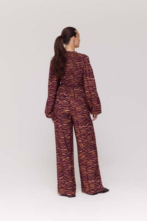 Harper & Yve paarse dames broek | Model