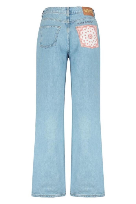 Harper & Yve blauwe dames jeans | Achteraanzicht