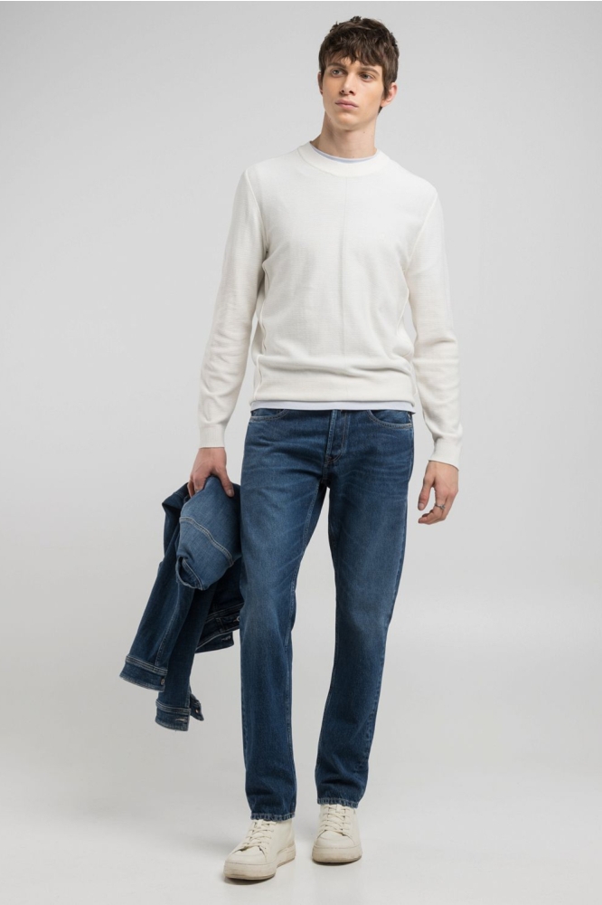 Replay blauwe heren jeans | Model