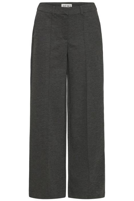 Ichi grijze dames broek | Vooraanzicht