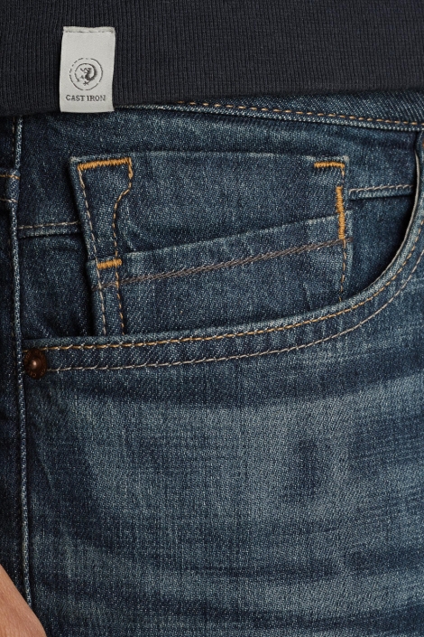 Cast Iron blauwe heren jeans | Kleurstaal