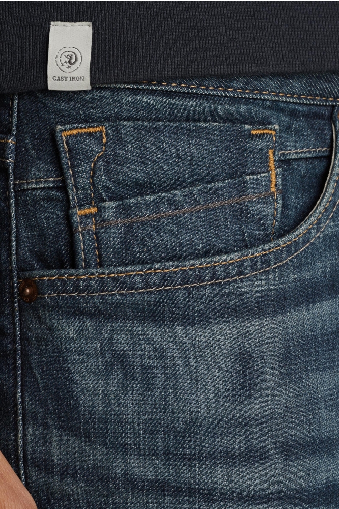 Cast Iron blauwe heren jeans | Kleurstaal