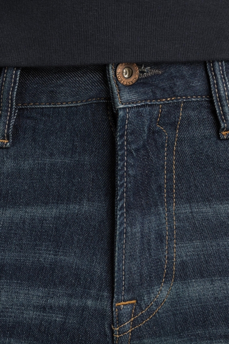 Cast Iron blauwe heren jeans | Close up