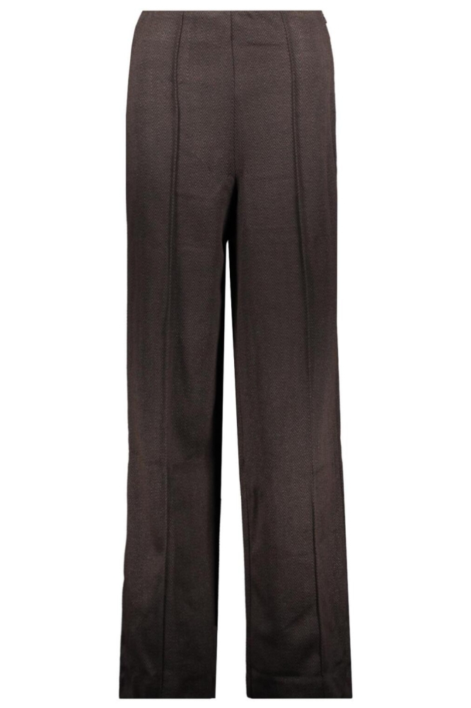 Ichi bruine dames broek | Vooraanzicht