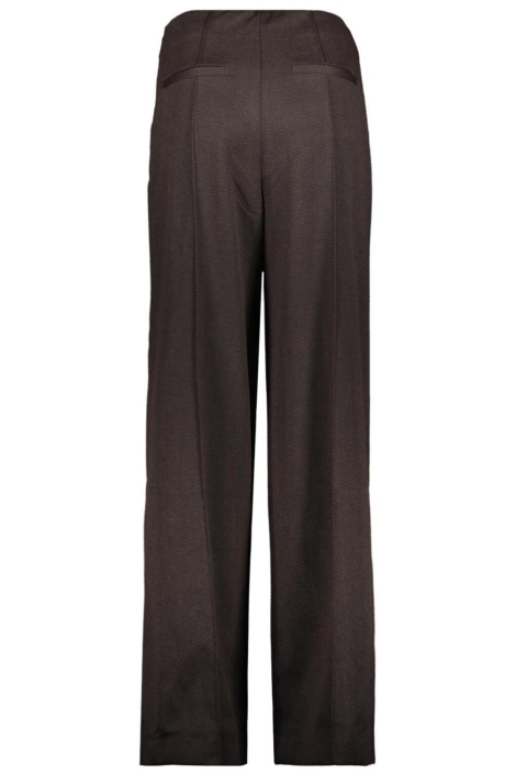 Ichi bruine dames broek | Achteraanzicht