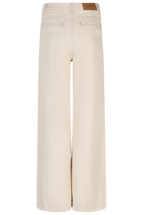 EsQualo beige dames broek | Achteraanzicht