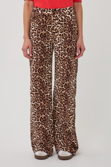 EsQualo Broek TROUSERS JEANS SCARLET LEOPARD SP26 12001 999 PRINT