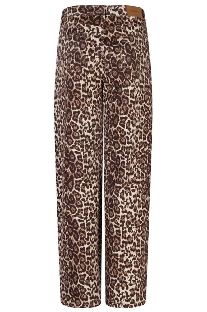 EsQualo camel dames broek | Achteraanzicht