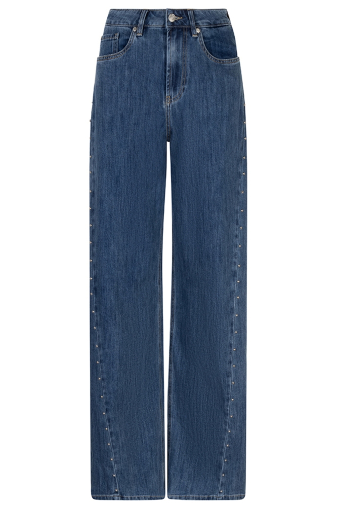 EsQualo blauwe dames jeans | Vooraanzicht