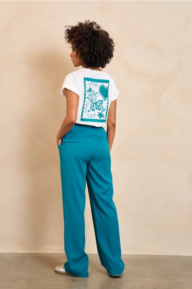 Lofty Manner groene dames broek | Model