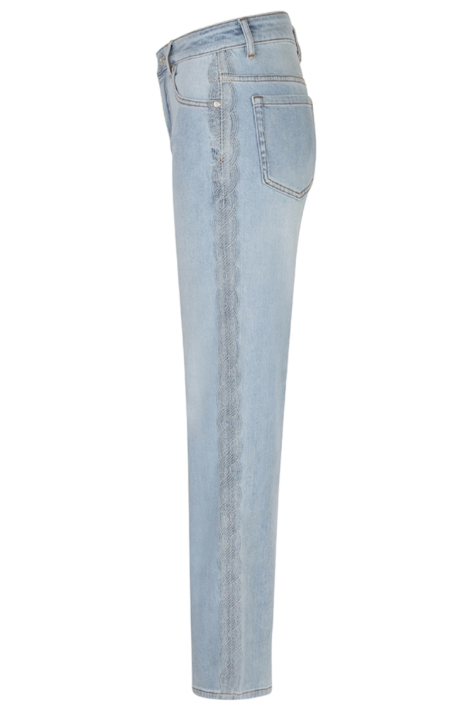EsQualo blauwe dames jeans | Zijaanzicht