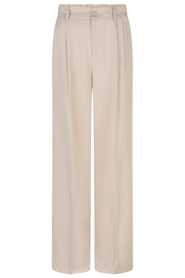 EsQualo Broek TROUSERS FINE CRINKLE SP26.10040 168 light sand