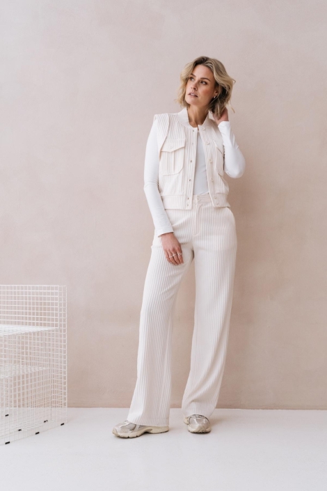 Maicazz ecru dames broek | Model