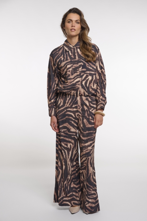 Rino & Pelle camel dames broek | Model