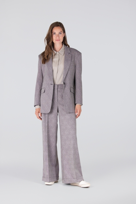 Juffrouw Jansen zwarte dames broek | Model