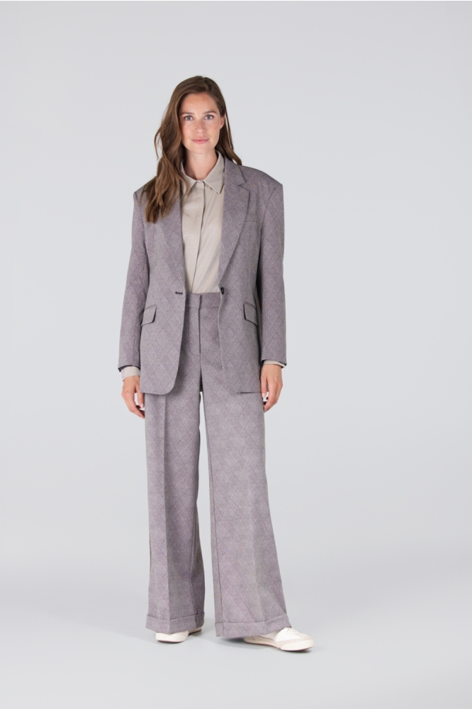 Juffrouw Jansen zwarte dames broek | Model