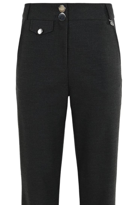 Zizo grijze dames broek | Close up