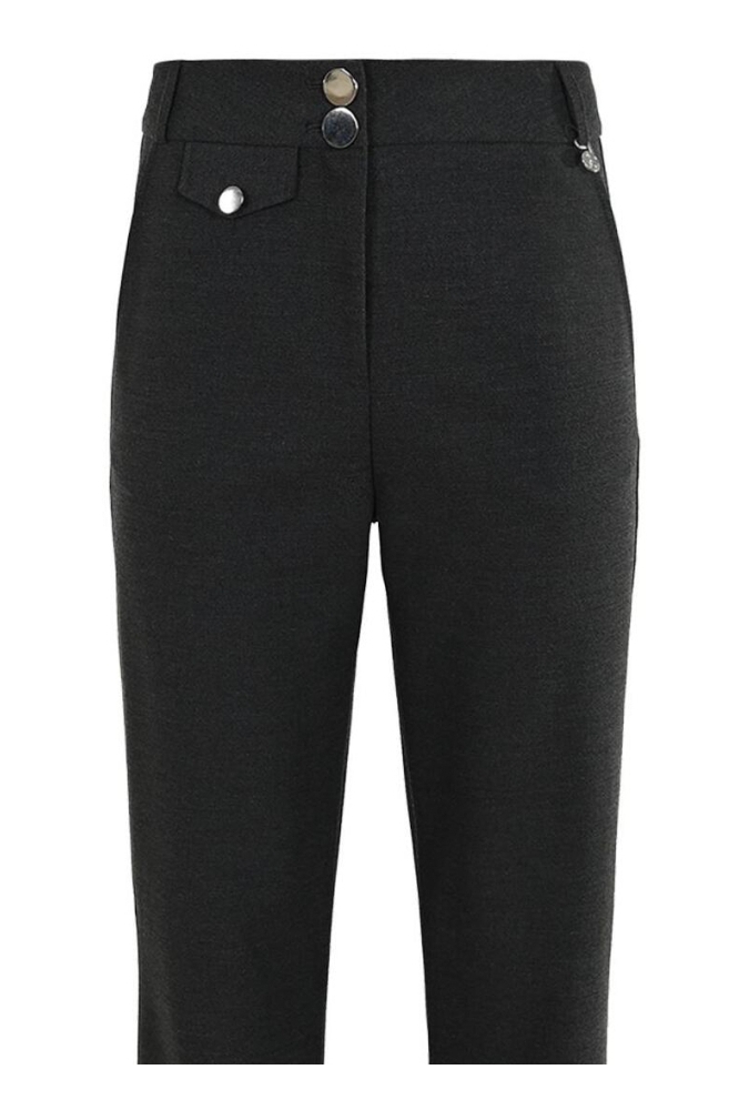 Zizo grijze dames broek | Close up