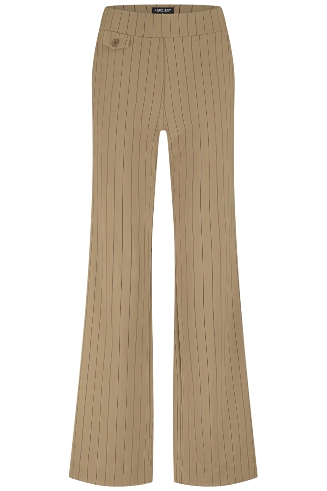 Lady Day beige dames broek | Vooraanzicht