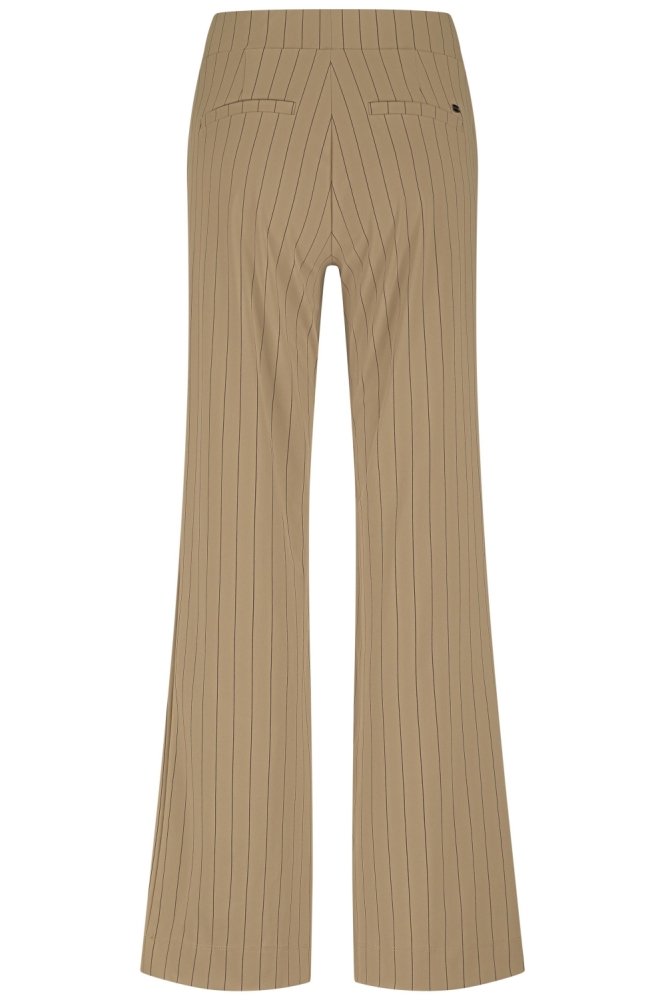 Lady Day beige dames broek | Achteraanzicht