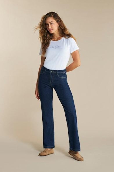 Red Button blauwe dames jeans | Model