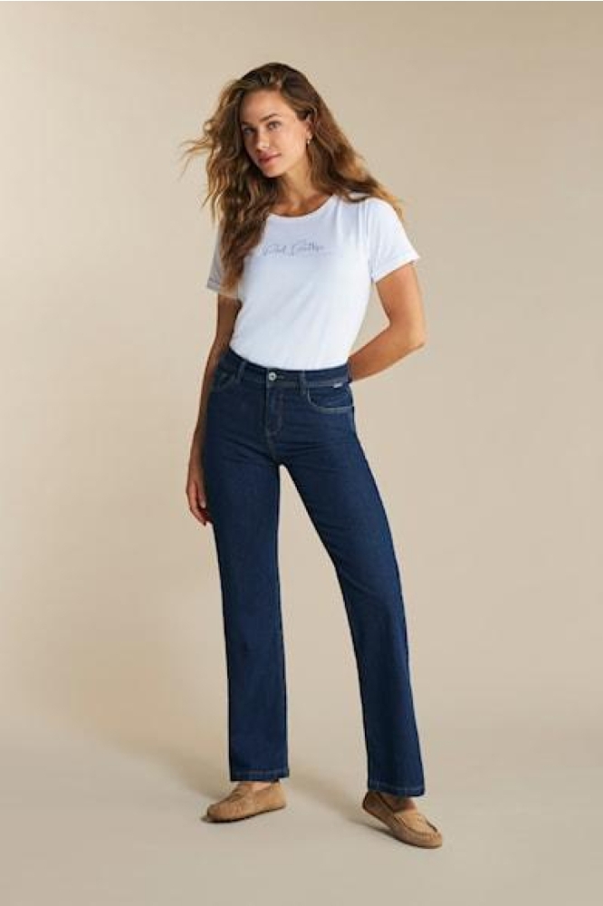 Red Button blauwe dames jeans | Model