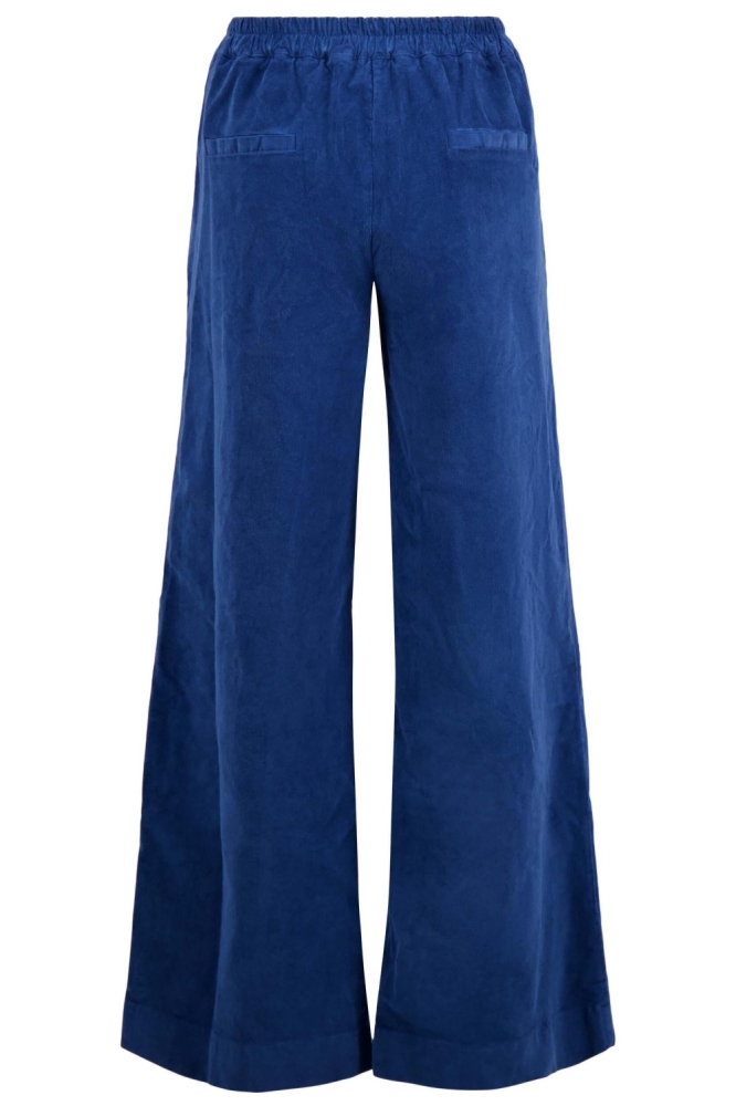 Zusss blauwe dames broek | Achteraanzicht