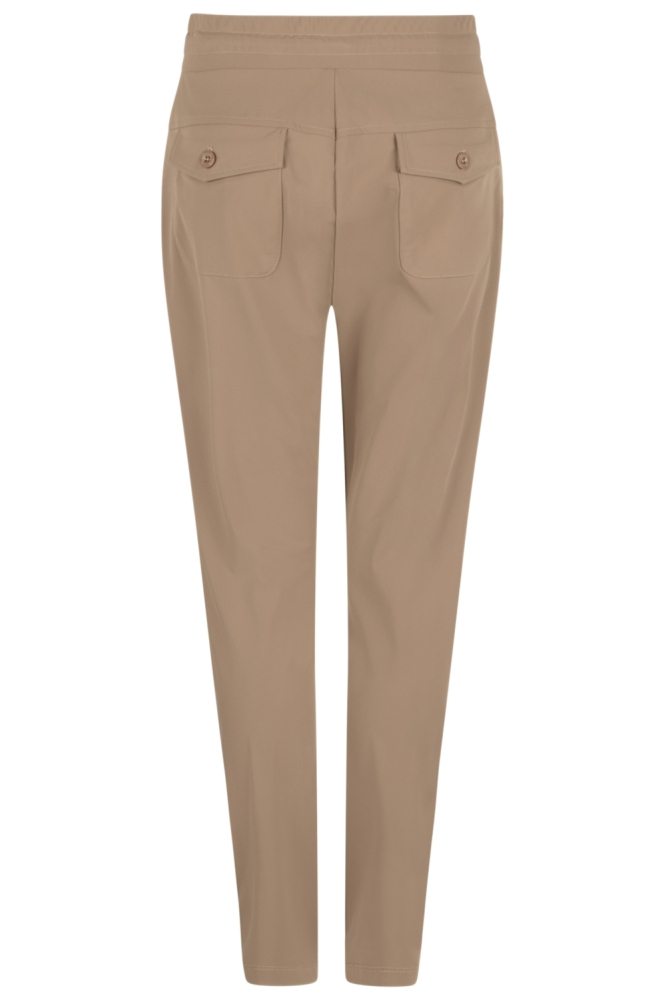 Zoso camel dames broek | Achteraanzicht