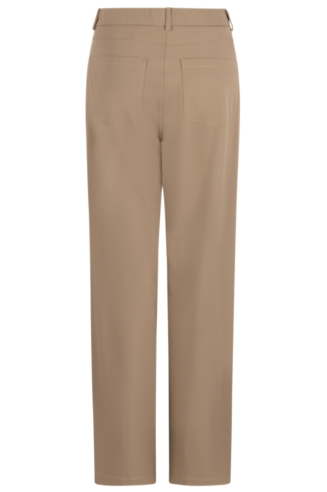 Zoso camel dames broek | Achteraanzicht