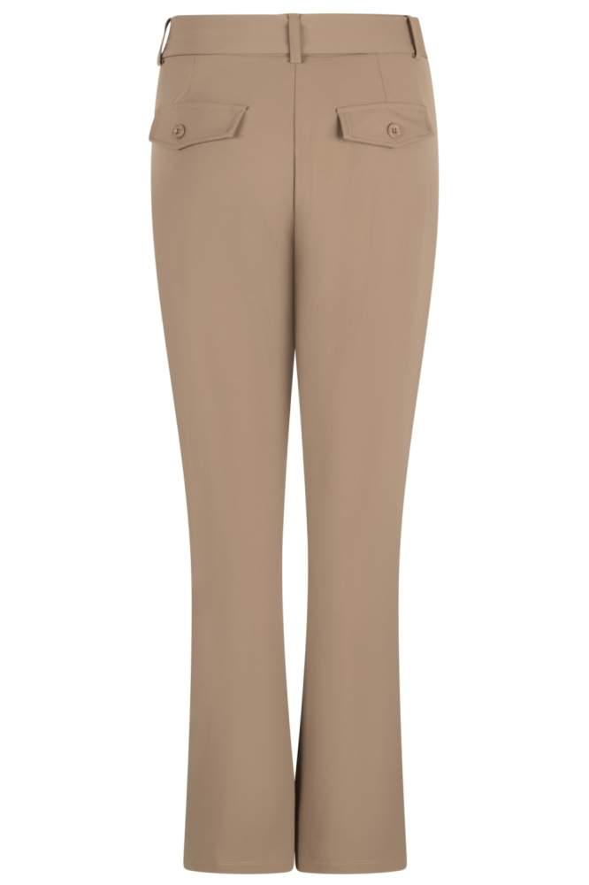 Zoso camel dames broek | Achteraanzicht