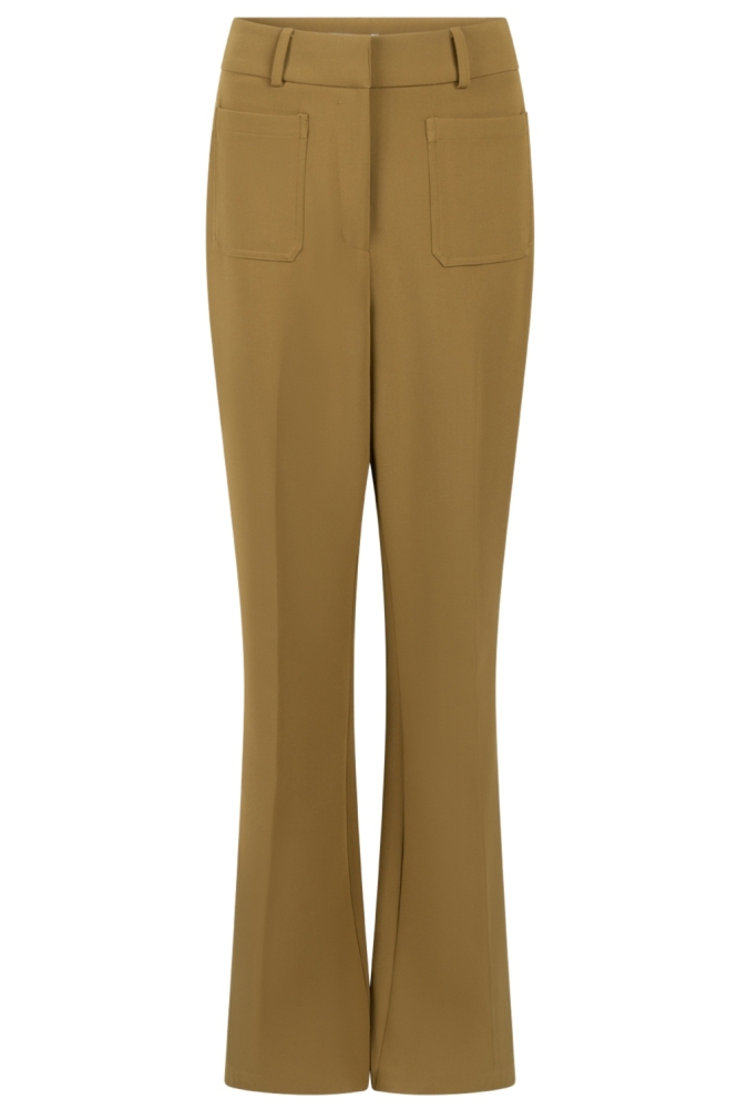 Aaiko camel dames broek | Vooraanzicht