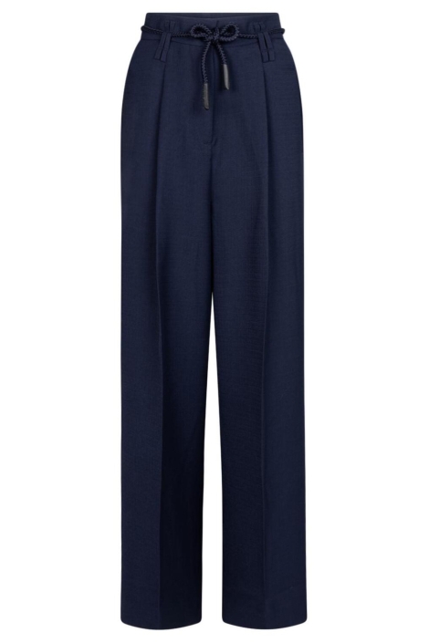 Aaiko blauwe dames broek | Vooraanzicht