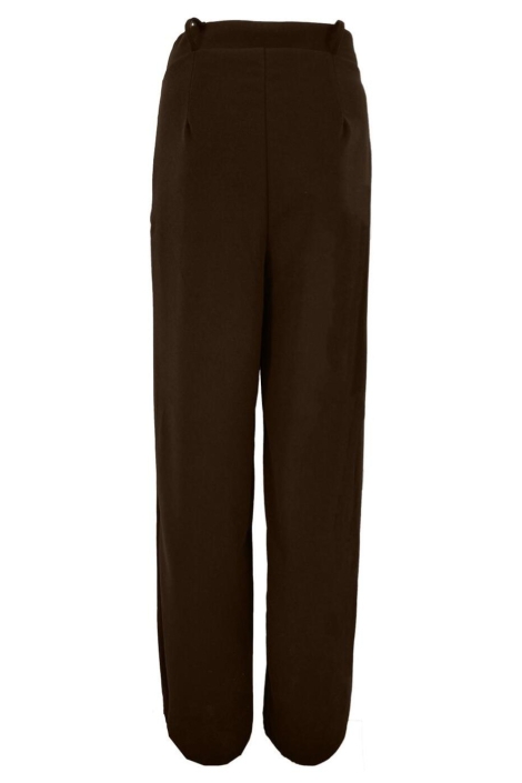 FOS Amsterdam bruine dames broek | Vooraanzicht