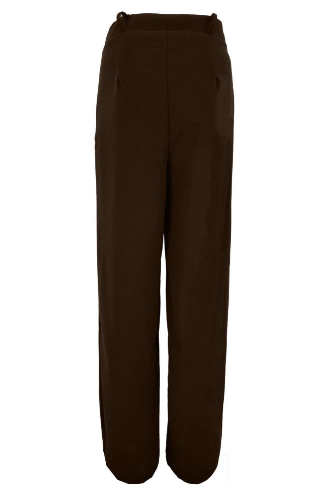 FOS Amsterdam bruine dames broek | Vooraanzicht