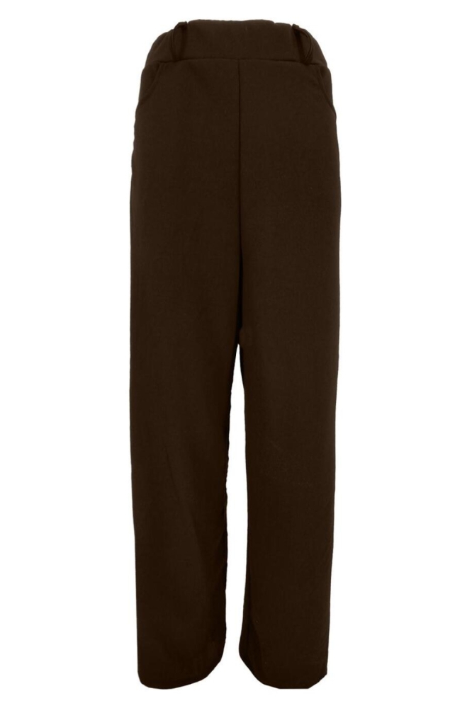 FOS Amsterdam bruine dames broek | Achteraanzicht