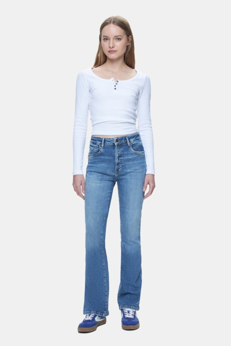 LTB blauwe dames jeans | Model