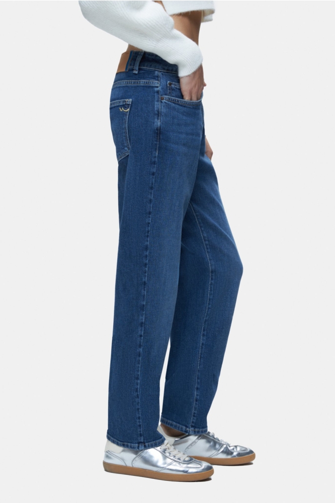 LTB blauwe dames jeans | Model zijaanzicht