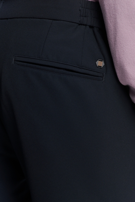 NO-EXCESS blauwe heren broek | Close up