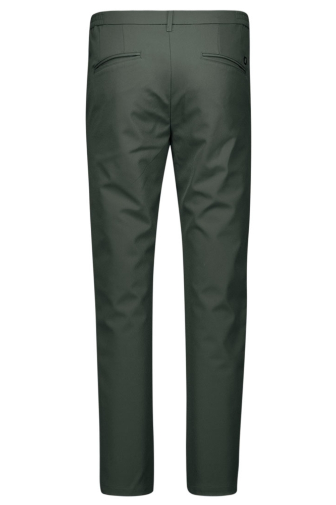 NO-EXCESS groene heren broek | Achteraanzicht