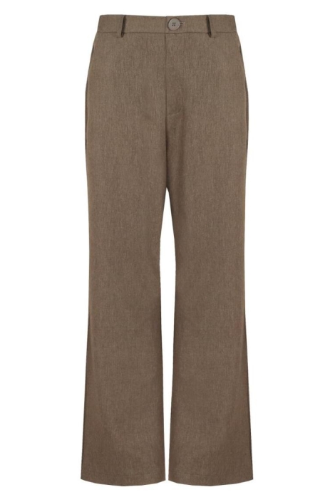 C&S The Label groene dames broek | Vooraanzicht