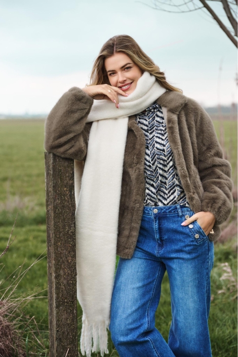 C&S The Label blauwe dames jeans | Sfeerbeeld, In situatie