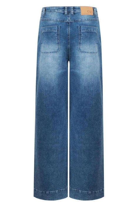 C&S The Label blauwe dames jeans | Achteraanzicht