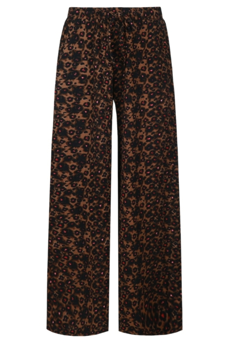 Fluresk camel dames broek | Vooraanzicht