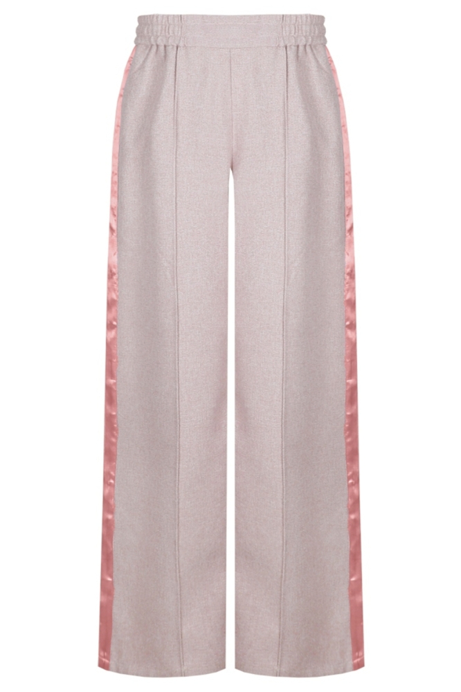 Fluresk beige dames broek | Vooraanzicht